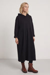 Saskia Hooded Dress Black – image 1 of 4