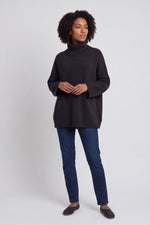 Jude Polo Neck Knitted Jumper Black Black - Jude Polo Neck Knitted Jumper Black – image 1 of 6