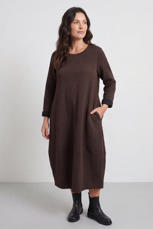 Loni Dress Cocoa – image 1 of 5