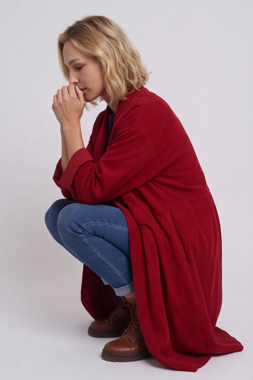Kapri Needlecord Jacket Wine – image 1 of 6