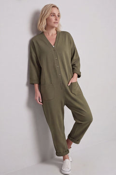 Paulton Jersey Boilersuit Khaki – image 1 of 5