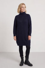 Moira Polo Knitted Jumper Navy Navy - Moira Polo Knitted Jumper Navy – image 1 of 6