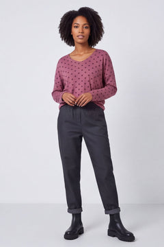Rosaria Relaxed Turn-Up Trousers – image 1 of 5