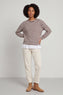 Capricia Stripe Top Cocoa – image 1 of 4
