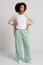 Cataleya Gingham Cotton Trousers Green – image 1 of 4