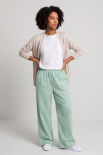 Cataleya Gingham Cotton Trousers Green Green - Cataleya Gingham Cotton Trousers Green – image 1 of 4