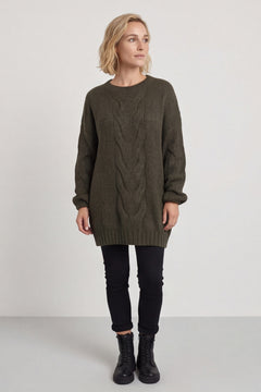 Layne Knitted Jumper Khaki – image 1 of 6