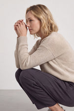Yasmina Cropped Cotton Trousers Charcoal Charcoal - Yasmina Cropped Cotton Trousers Charcoal – image 1 of 4