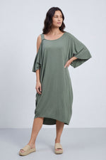 Dionne Dress Khaki Khaki - Dionne Dress Khaki – image 1 of 6