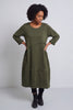 Minnie Seam Detail Cotton Tunic Khaki – image 1 of 5