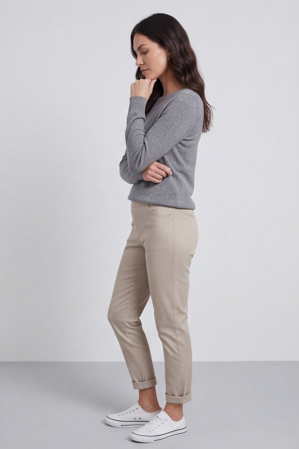 Lorinda Trousers Stone – image 1 of 6
