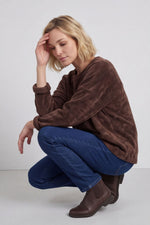 Cleo Boxy Top Cocoa Cocoa - Cleo Boxy Top – image 1 of 6