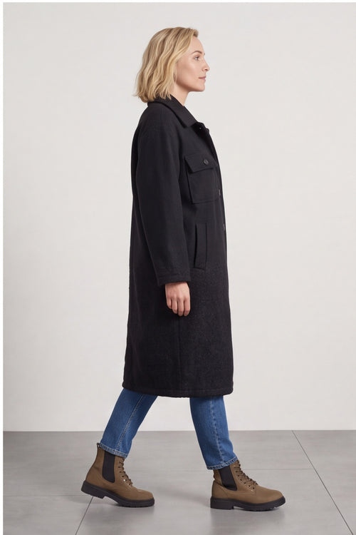 Chrysanta Coat Black – image 1 of 6