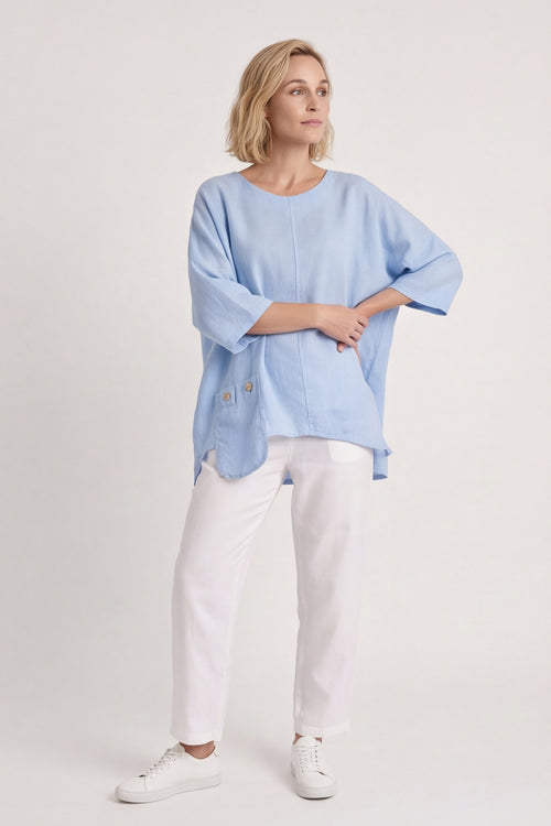 Daisy Linen Top – image 1 of 5