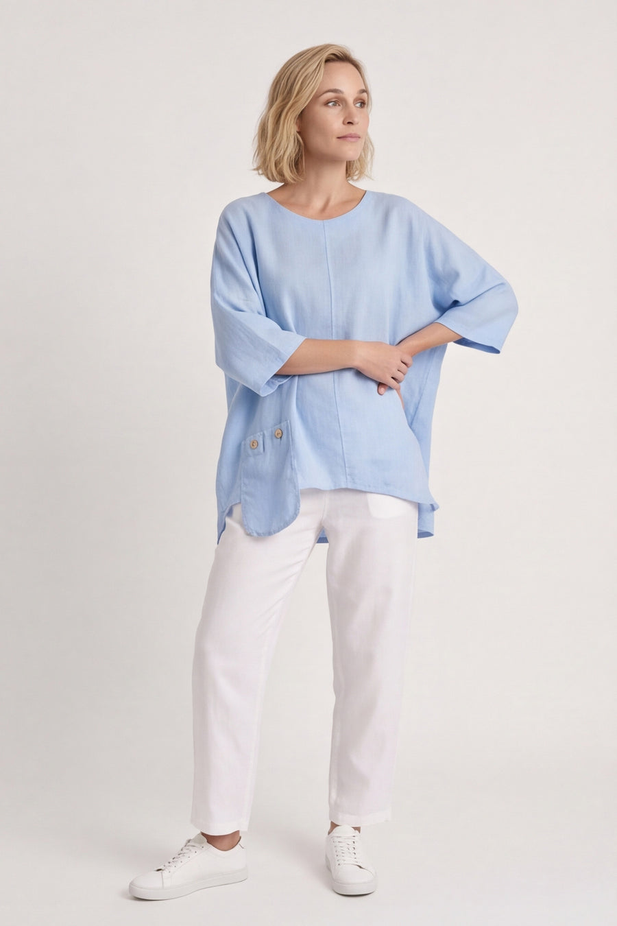 Daisy Linen Top – image 1 of 5