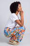 Lelia Print Trousers Light Blue – image 1 of 6