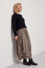 Lavone Cotton Skirt Mocha Mocha - Lavone Cotton Skirt Mocha – image 1 of 5