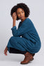 Laurie Needlecord Dress Teal – image 1 of 6