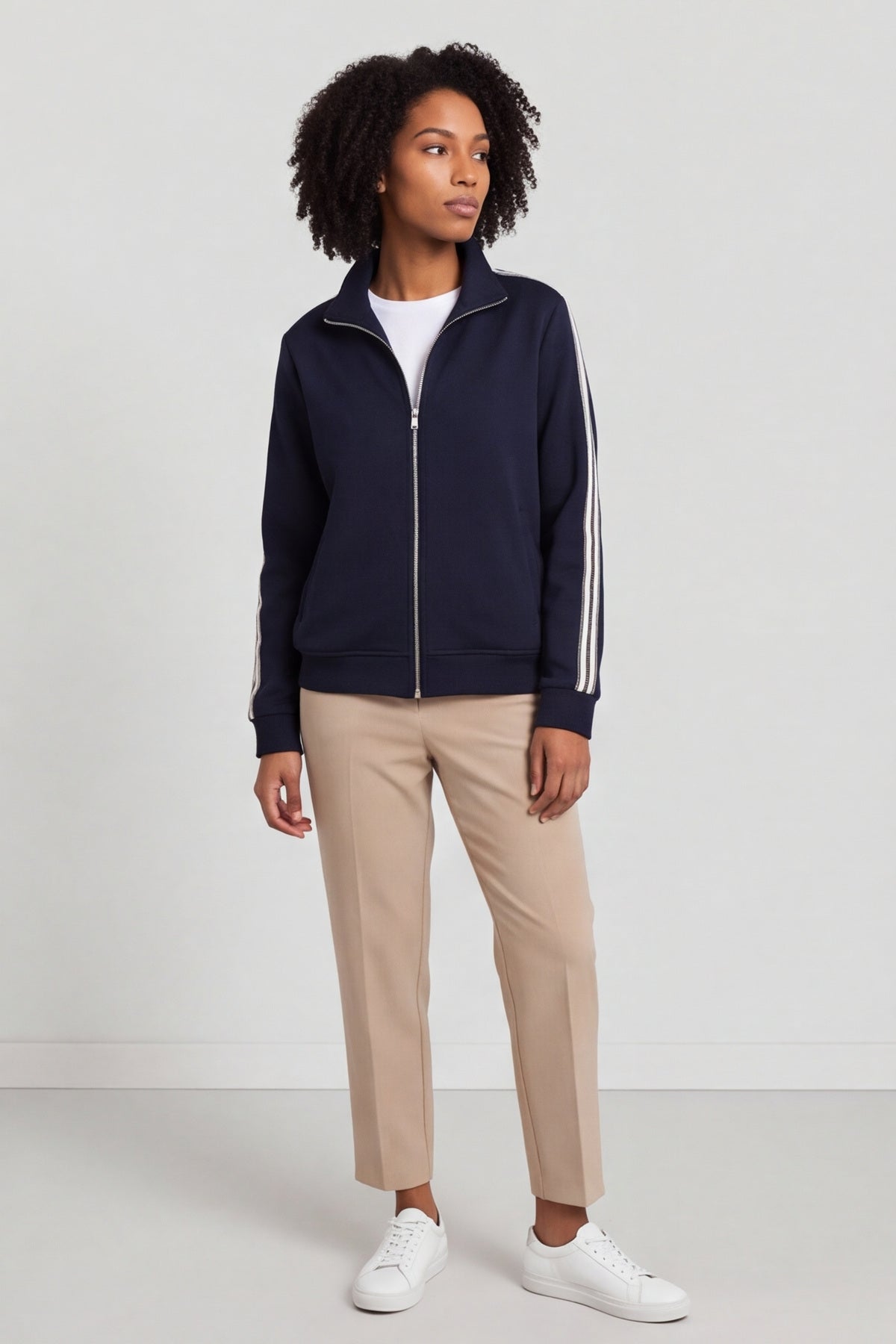 Safiya Zip Jacket Black – image 1 of 6