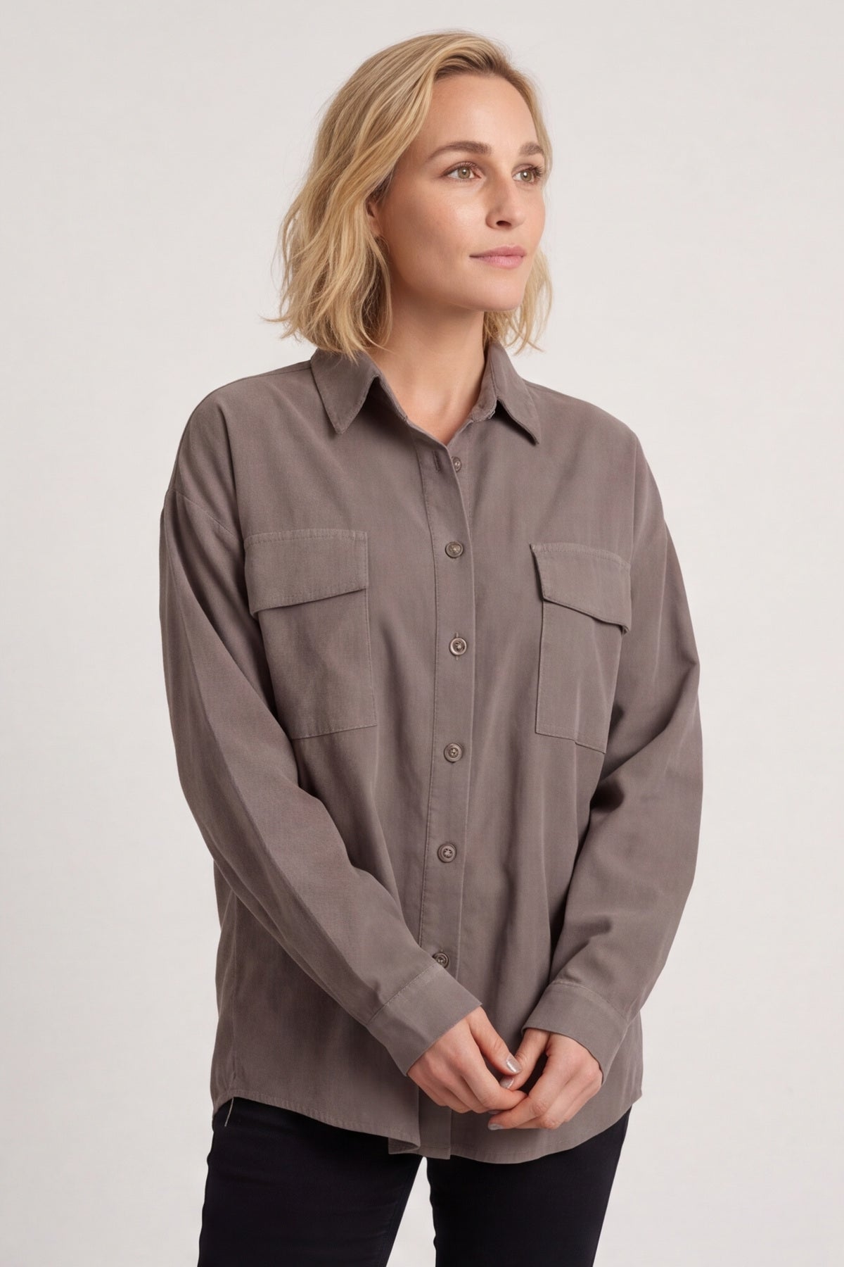 Tonya Needlecord Jacket Mocha – image 2 of 6