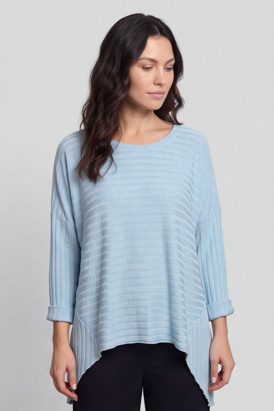 Allissa Knit Top Light Blue – image 2 of 4