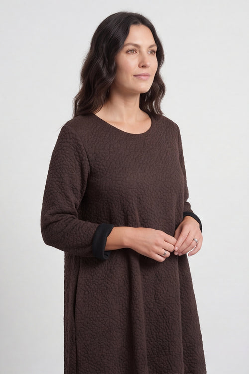 Loni Dress Cocoa – image 2 of 5