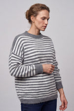 Paola Stripe Knit Charcoal Charcoal - Paola Stripe Knit – image 2 of 6