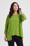 Daisy Needlecord Top Green – image 2 of 5