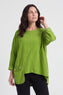 Daisy Needlecord Top Green – image 2 of 5