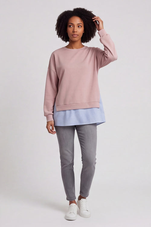 Gail Layer Detail Top Pink – image 2 of 6