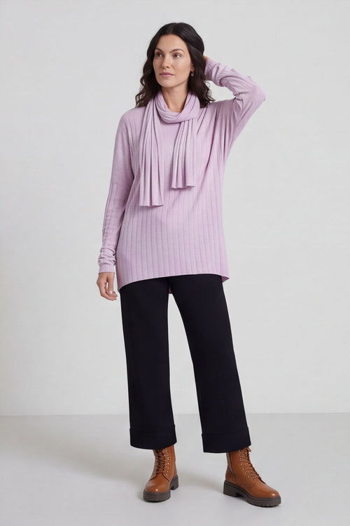Santana Knitted Scarf Top Pink – image 2 of 4