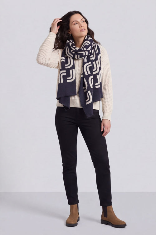 Serena Scarf Black