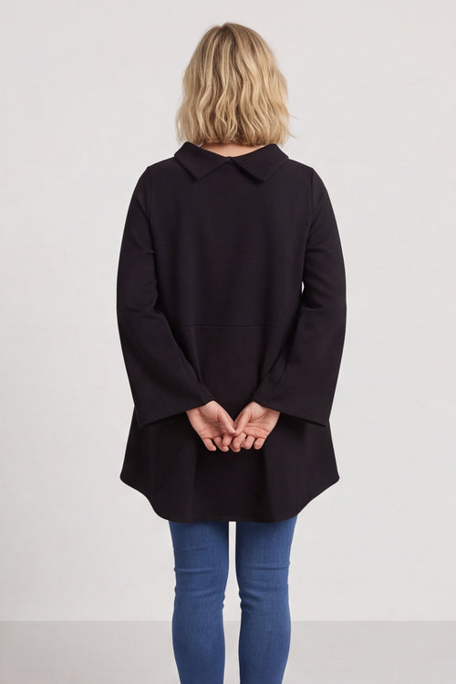 Courtney Cotton Top Black – image 2 of 6