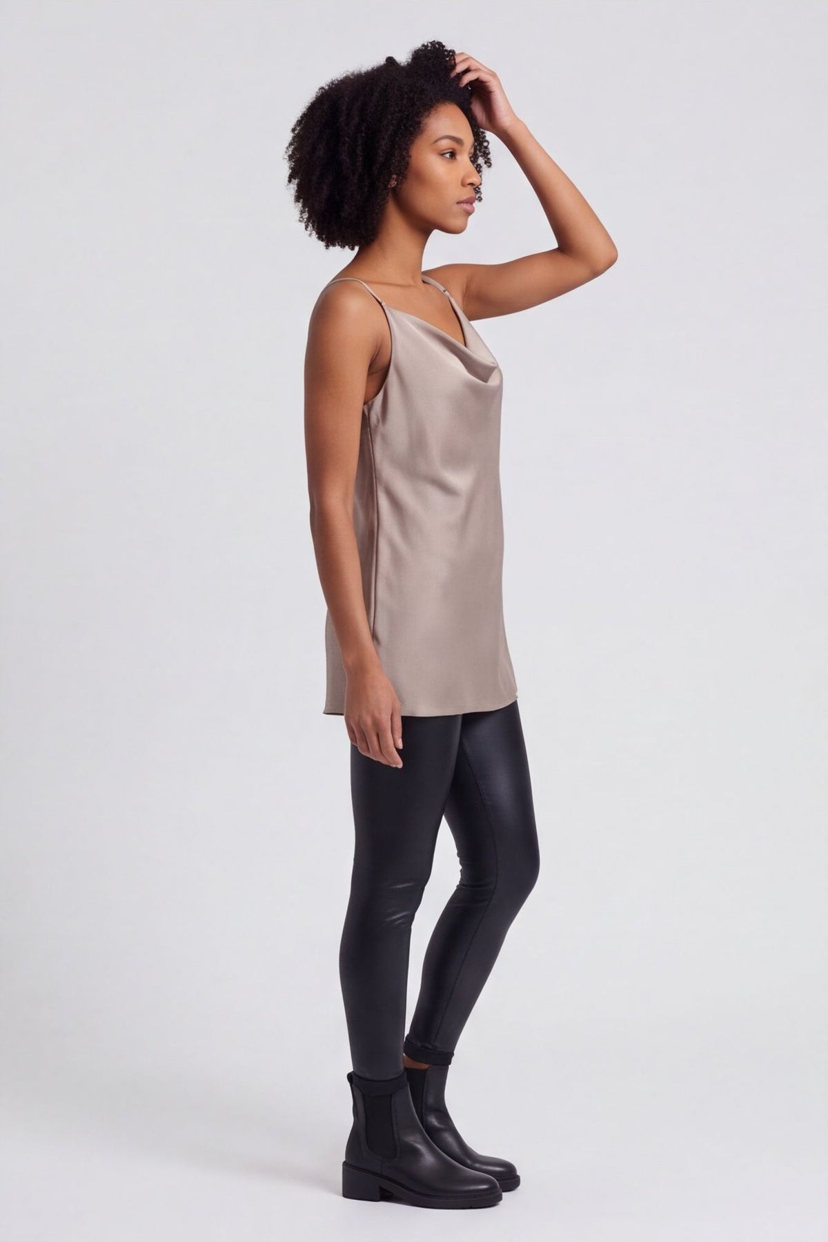 Rinoa Vest Top Stone – image 2 of 6