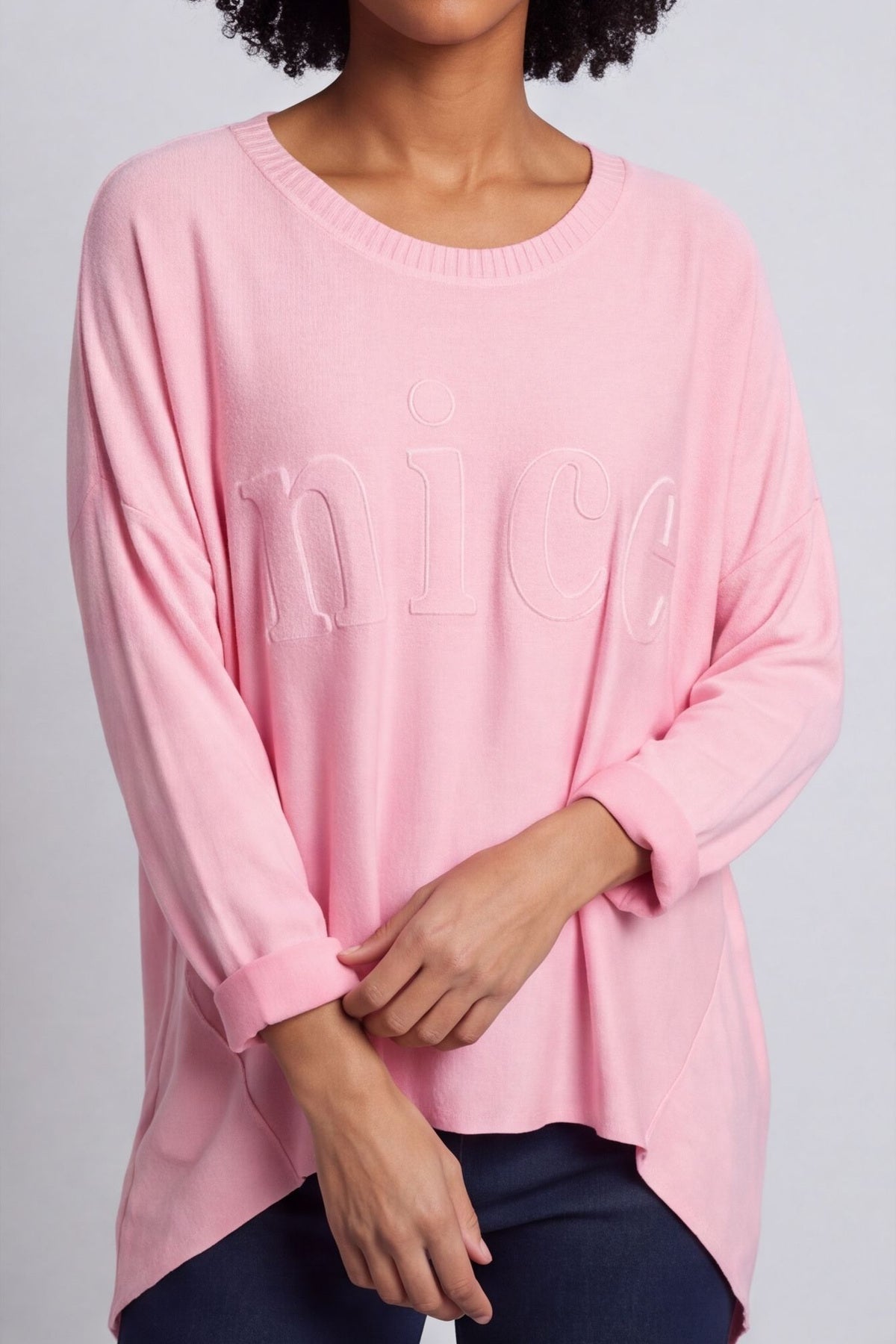 Nice Knit Top Pink – image 2 of 6