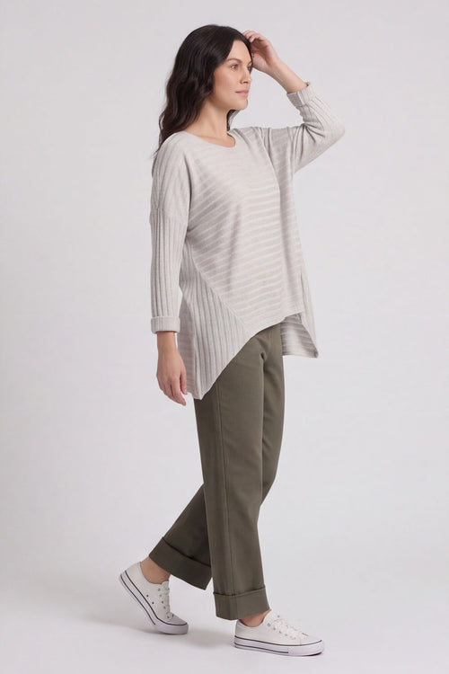 Allissa Knit Top Stone – image 2 of 5