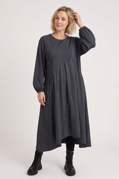 Netta Cotton Dress Charcoal – image 2 of 6