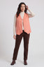 Maryam Linen Waistcoat Orange – image 2 of 3