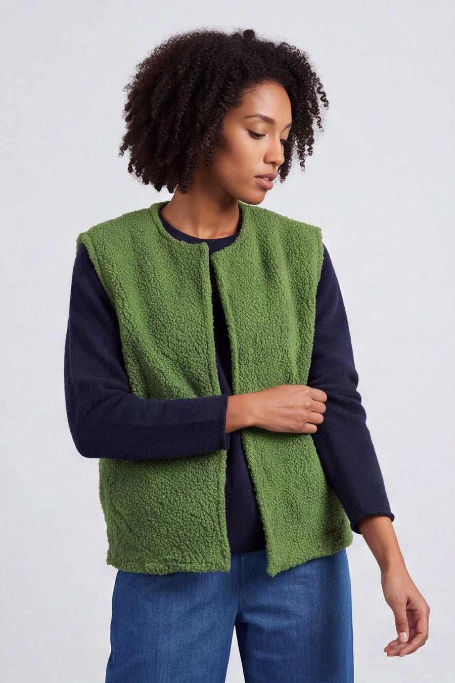 Tessa Bouclé Gilet – image 2 of 4