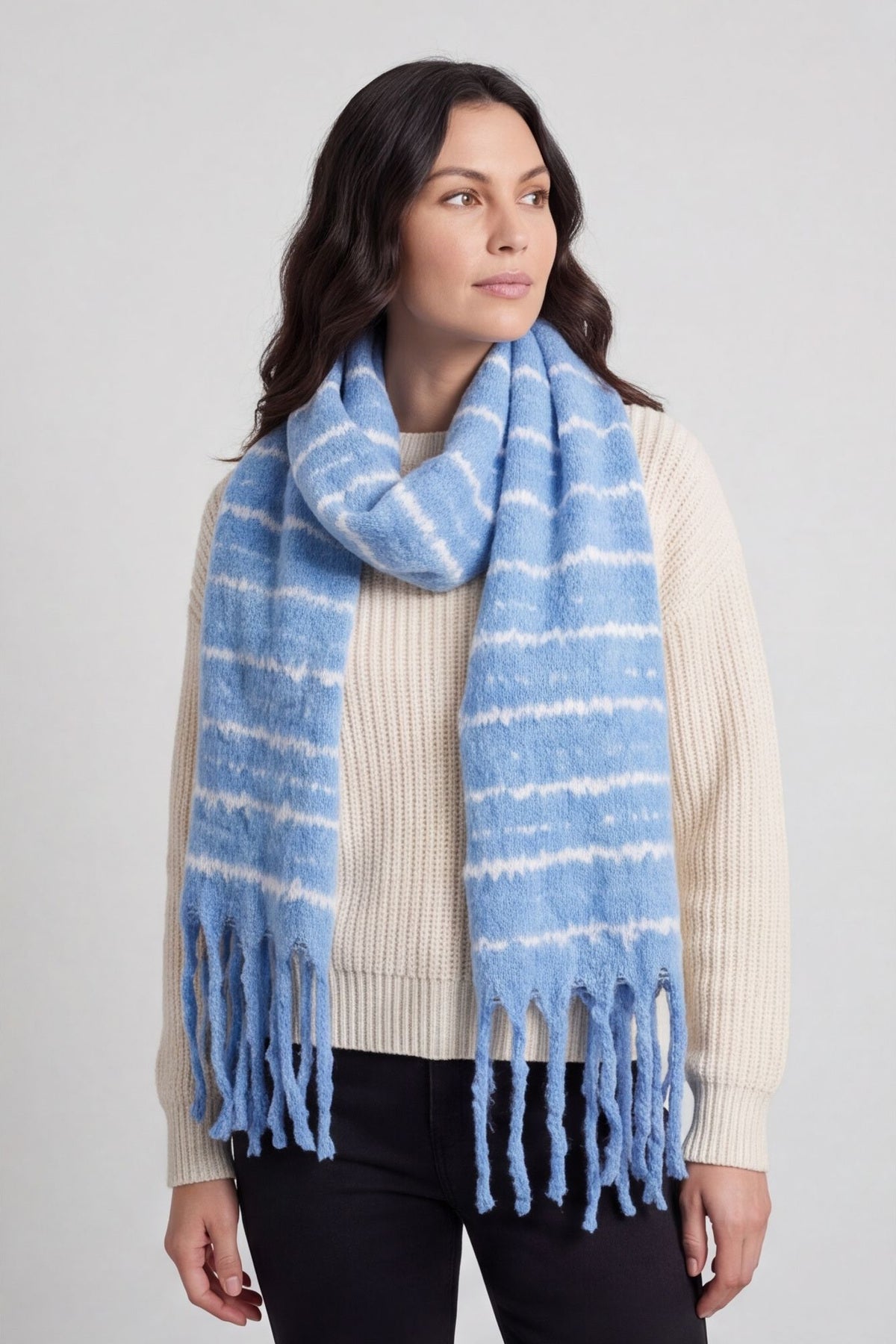 Abigail Scarf Blue – image 2 of 4
