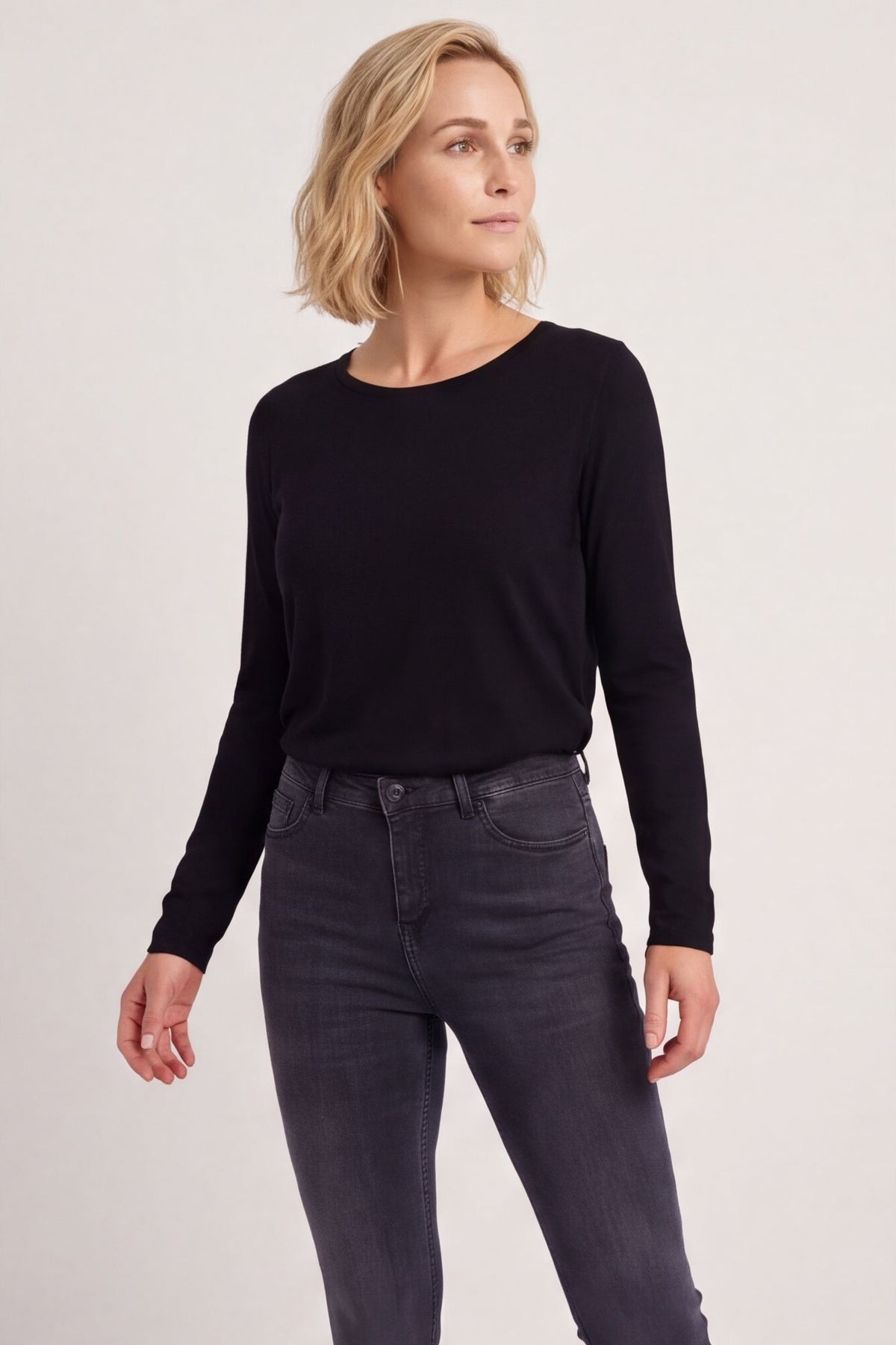 Vero Moda Black Washed Denim Jeans Black – image 2 of 6