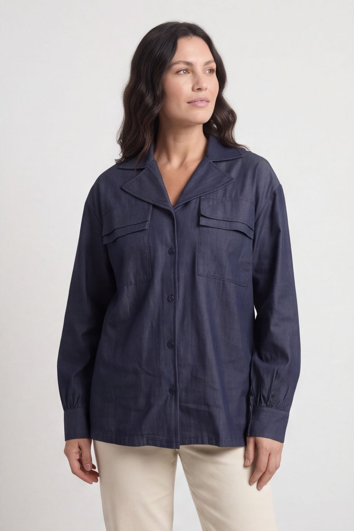 Dayna Denim Jacket Dark Denim – image 2 of 5