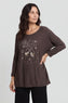 Lillian Cheers Jumper Cocoa – image 2 of 6