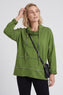 Clarina Cowl Neck Cotton Top Olive – image 2 of 6