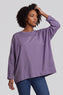 Dianne Cotton Top Purple – image 2 of 3