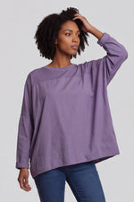 Dianne Cotton Top Purple Purple - Dianne Cotton Top Purple – image 2 of 3