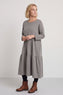 Petunia Tiered Cotton Dress Mocha – image 2 of 5