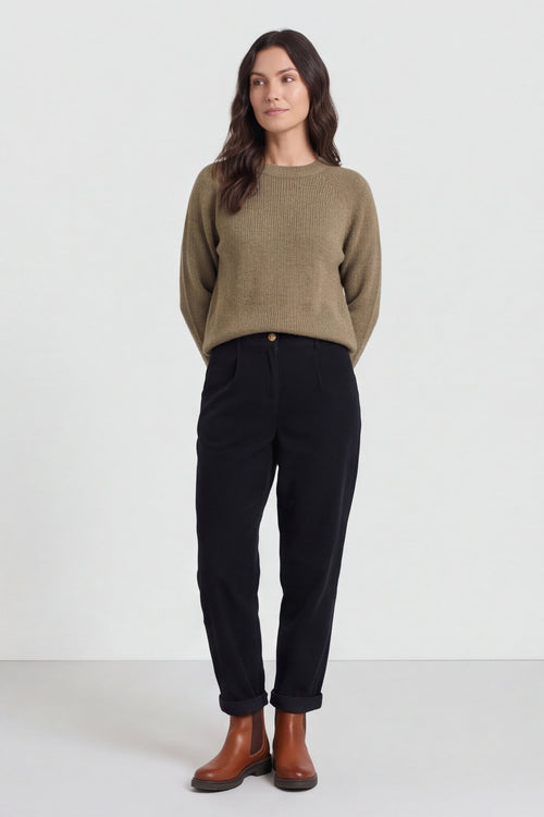 Carmella Needlecord Trousers Black – image 2 of 6