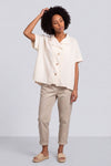 Sabella Linen Shirt Stone – image 2 of 6