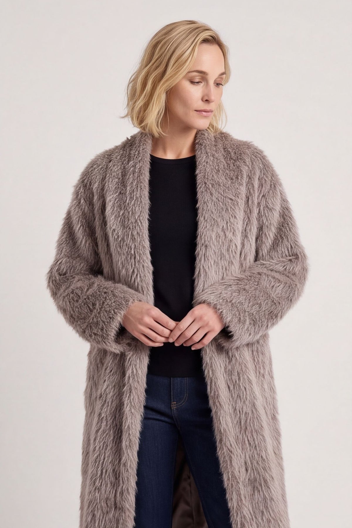 Stevie Soft Brushed Longline Jacket – image 2 of 6
